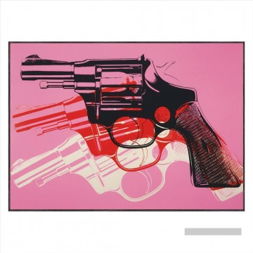 Pistola 2 Andy Warhol Pinturas al óleo